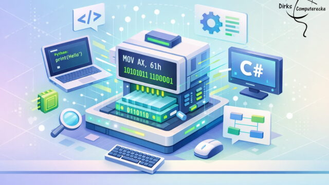 Maschinencode einfach erklärt: Visualisierung von Code, Compiler und Programmiersprachen