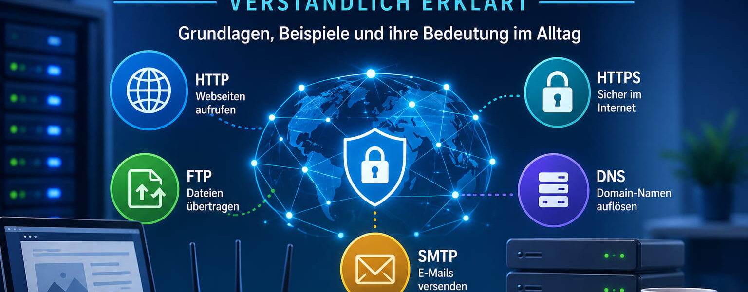 Netzwerk-Protokolle einfach erklärt mit Übersicht zu TCP IP UDP und wichtigen Internet-Protokollen