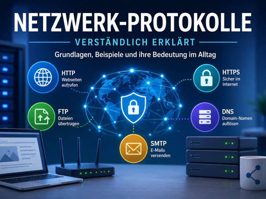 Netzwerk-Protokolle einfach erklärt mit Übersicht zu TCP IP UDP und wichtigen Internet-Protokollen