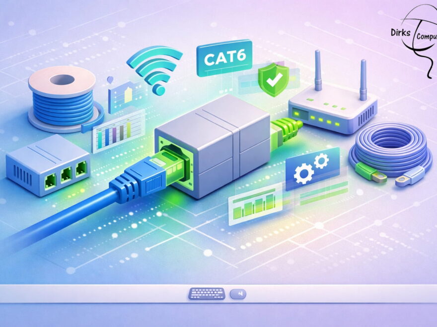 Netzwerkkabel verlängern mit Kupplung, Switch oder Router einfach erklärt