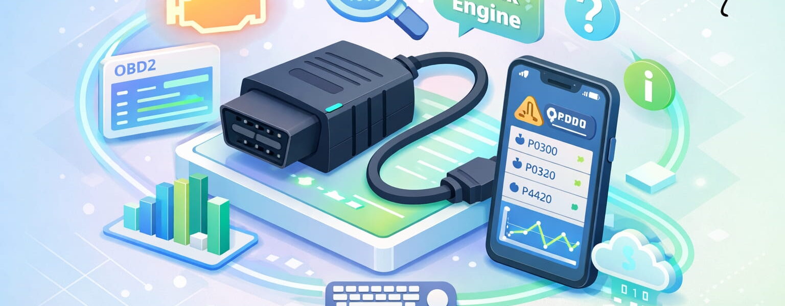 OBD2 Fehlercodes auslesen mit Diagnosegerät und Smartphone einfach erklärt