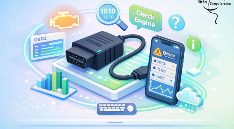 OBD2 Fehlercodes auslesen mit Diagnosegerät und Smartphone einfach erklärt
