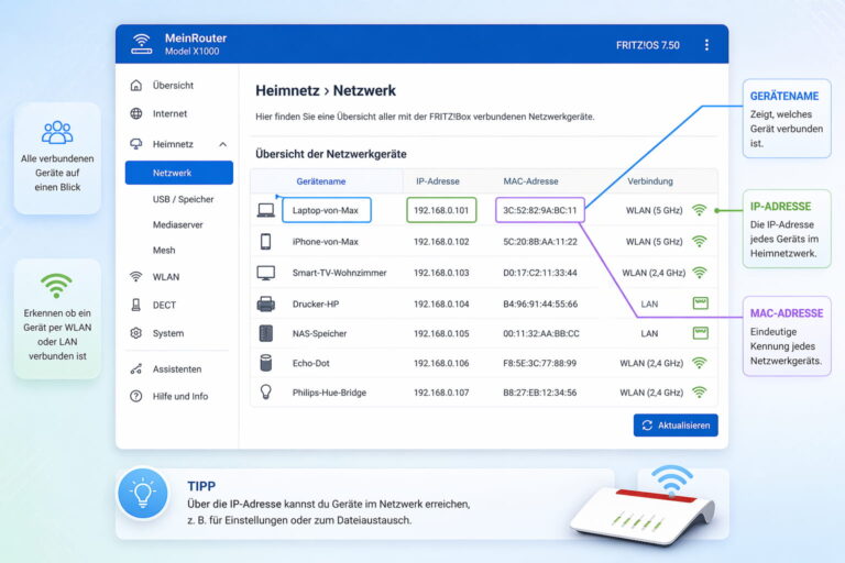 IP-Adresse im Netzwerk finden – einfache Anleitung