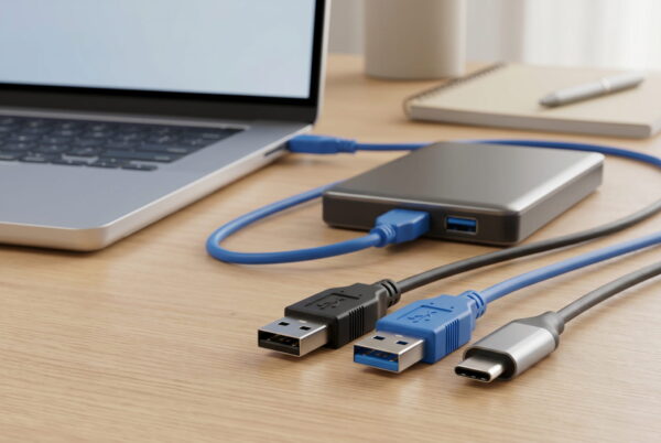 USB Anschlüsse im Vergleich: USB 2.0, USB 3.0 und USB-C für externe Festplatten und schnelle Datenübertragung