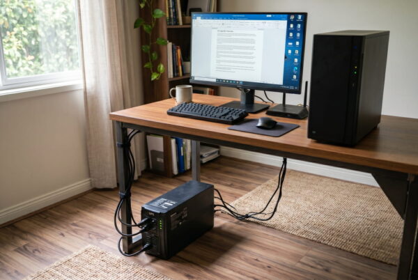 USV im Einsatz: PC, Router und NAS bei Stromausfall abgesichert