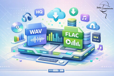 WAV vs. FLAC Vergleich – Unterschiede bei Audioqualität und Speicherbedarf verständlich erklärt