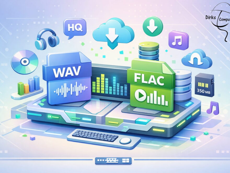 WAV vs. FLAC Vergleich – Unterschiede bei Audioqualität und Speicherbedarf verständlich erklärt