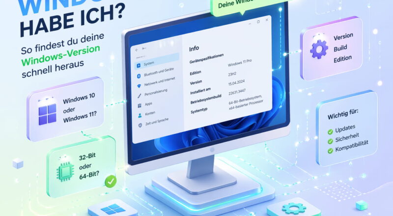Welches Windows habe ich – Windows-Version schnell herausfinden über Einstellungen und Systeminformationen