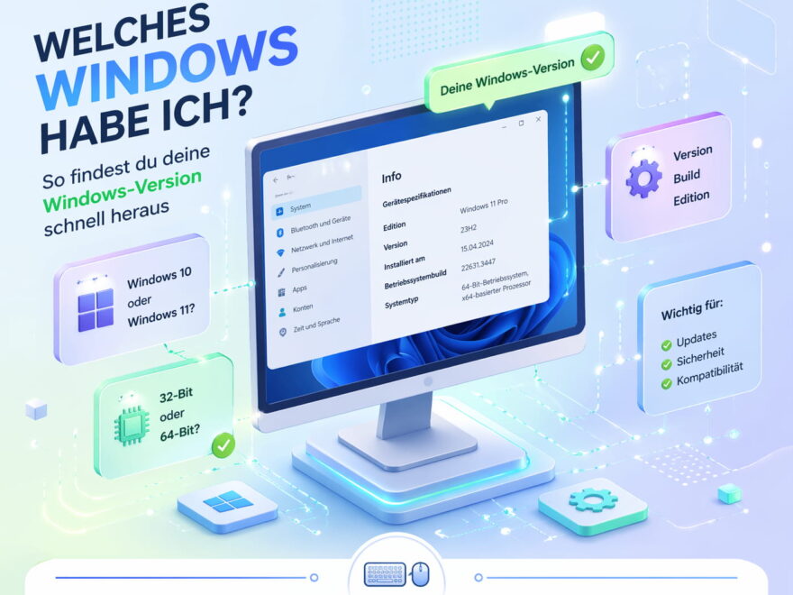 Welches Windows habe ich – Windows-Version schnell herausfinden über Einstellungen und Systeminformationen