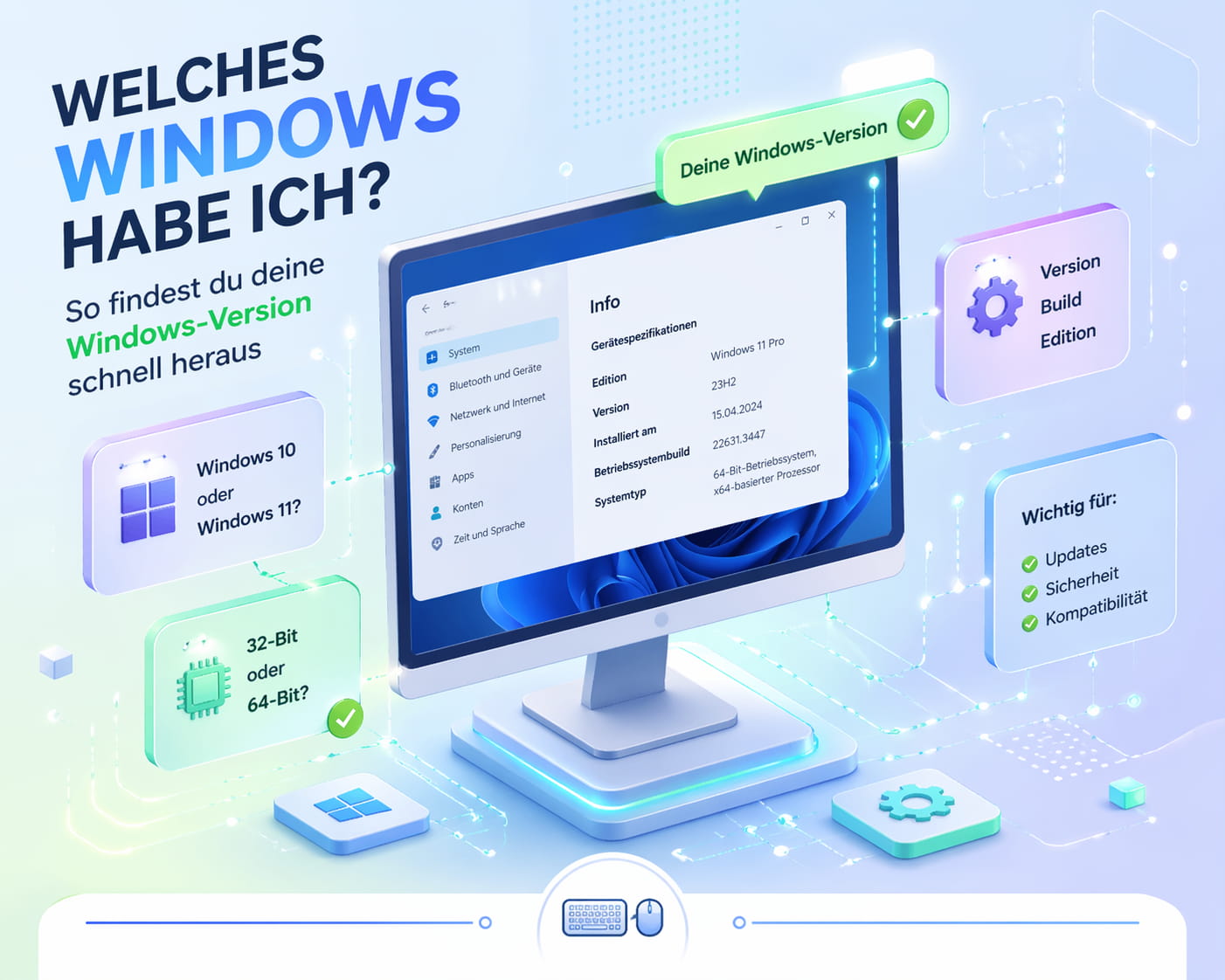 Welches Windows habe ich – Windows-Version schnell herausfinden über Einstellungen und Systeminformationen