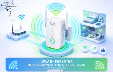 WLAN-Repeater verbessert die Reichweite und sorgt für stabiles WLAN in mehreren Räumen