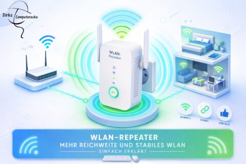 WLAN-Repeater verbessert die Reichweite und sorgt für stabiles WLAN in mehreren Räumen