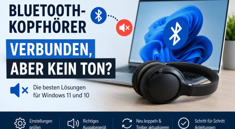 bluetooth kopfhoerer kein ton Bluetooth-Kopfhörer unter Windows verbunden, aber kein Ton