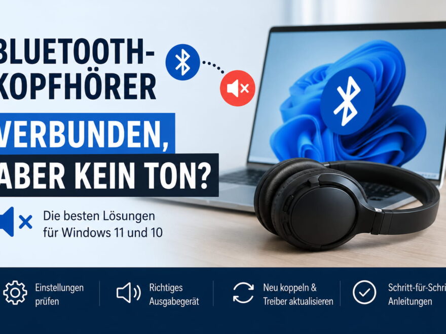 Bluetooth-Kopfhörer unter Windows verbunden, aber kein Ton