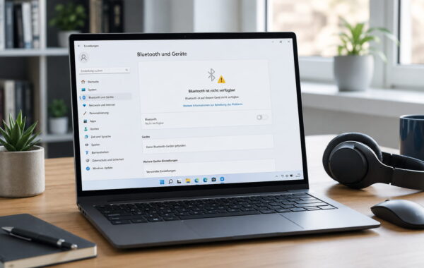 Bluetooth verschwunden unter Windows mit Hinweis auf fehlende Bluetooth-Verbindung