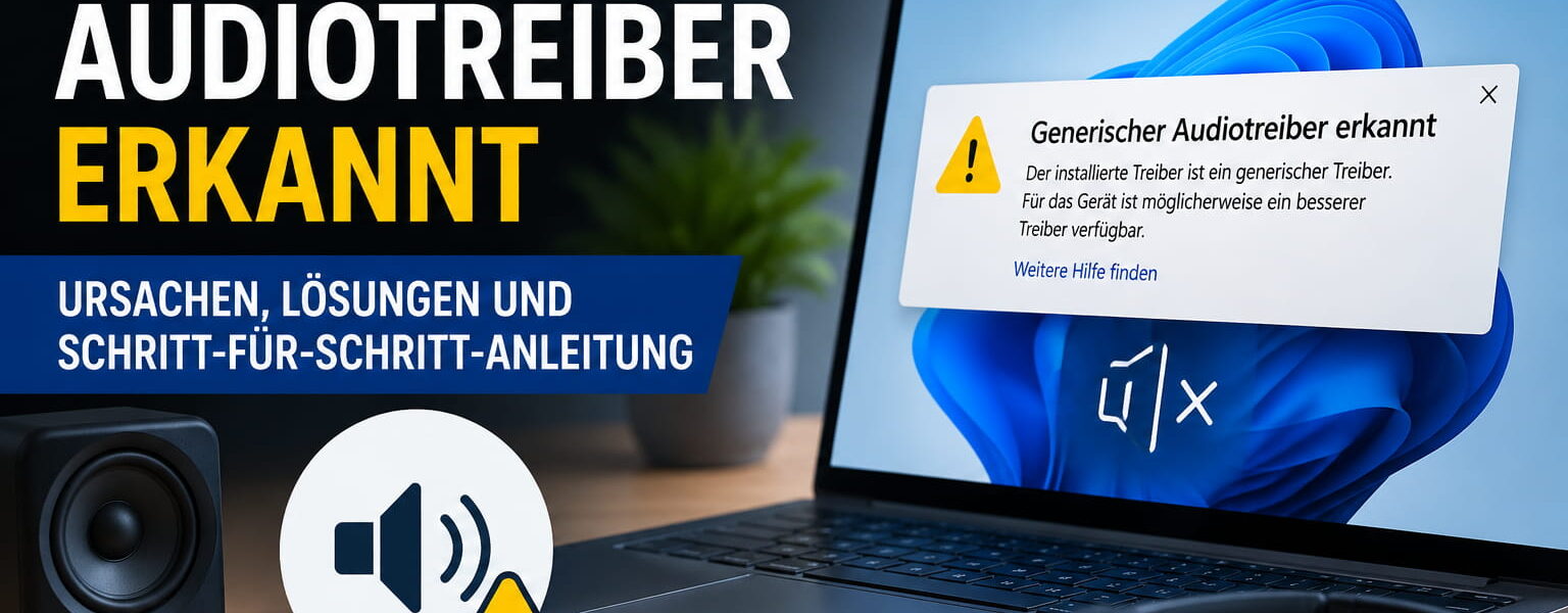 Generischer Audiotreiber erkannt – Ursachen und Lösungen unter Windows