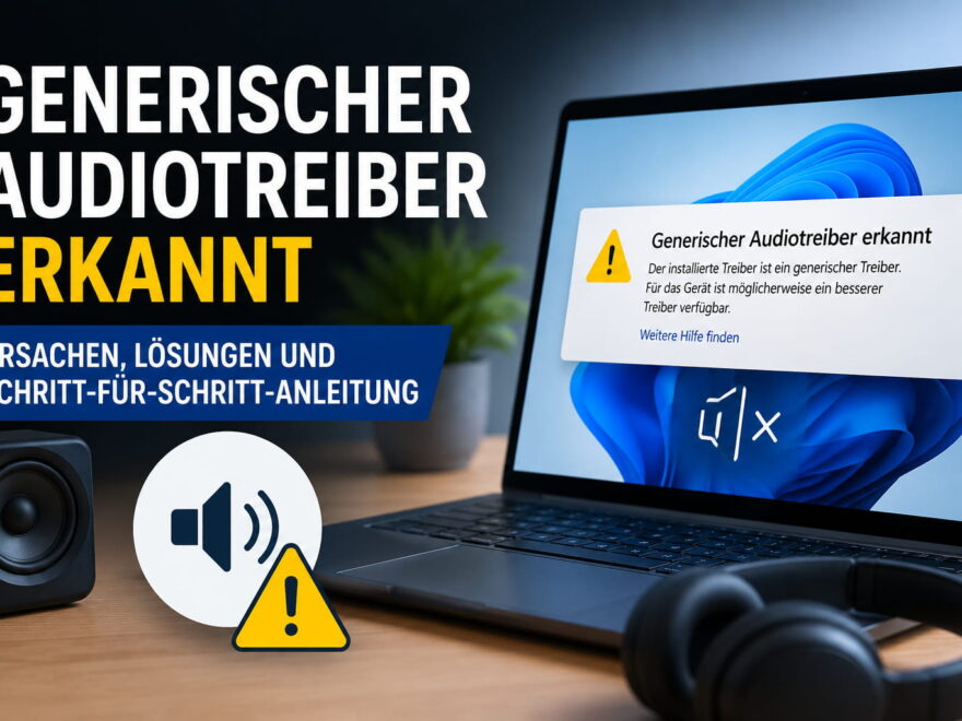 Generischer Audiotreiber erkannt – Ursachen und Lösungen unter Windows