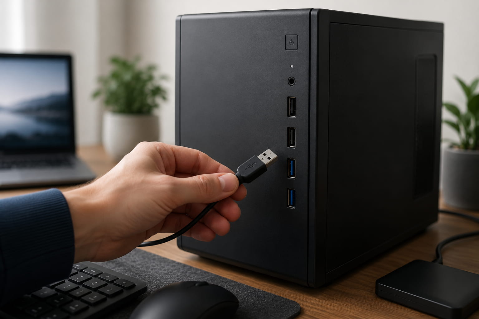 usb anschluss funktioniert nicht USB-Anschluss funktioniert nicht: USB-Kabel wird an einem Windows-PC geprüft