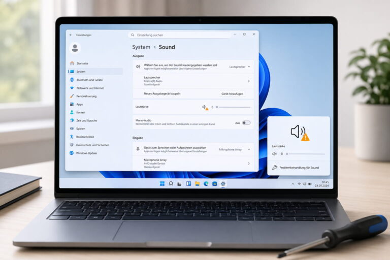 Windows Audio Dienst reagiert nicht: Soundproblem in Windows 11 beheben