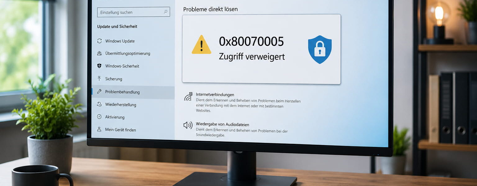 0x80070005 Zugriff verweigert in Windows beheben