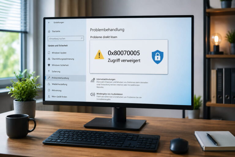 0x80070005 Zugriff verweigert in Windows beheben