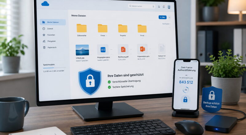 cloud speicher sicher nutzen Cloud-Speicher sicher nutzen mit Passwortschutz, Zwei-Faktor-Authentifizierung und Backup