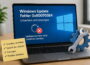 Windows-Update-Fehler 0x800705b4 auf einem Laptop mit Reparatursymbolen