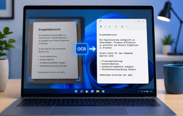 Bild in Text umwandeln mit OCR unter Windows