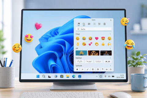 emoji panel windows 11 aktivieren Emoji-Panel in Windows 11 mit Emojis, GIFs und Sonderzeichen