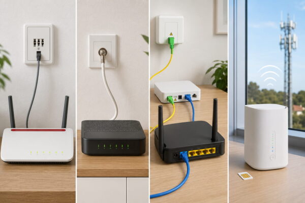 Welcher Router passt zu DSL, Kabel, Glasfaser oder 5G?
