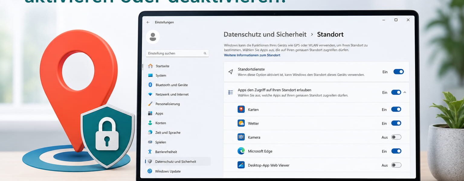 Windows-Standortdienste aktivieren oder deaktivieren