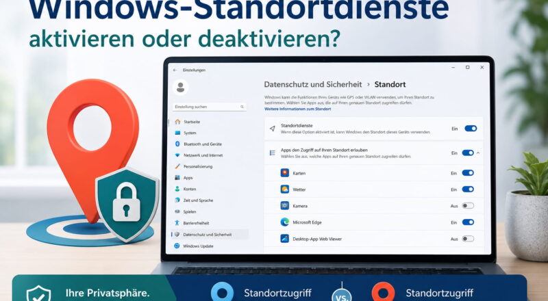 Windows-Standortdienste aktivieren oder deaktivieren