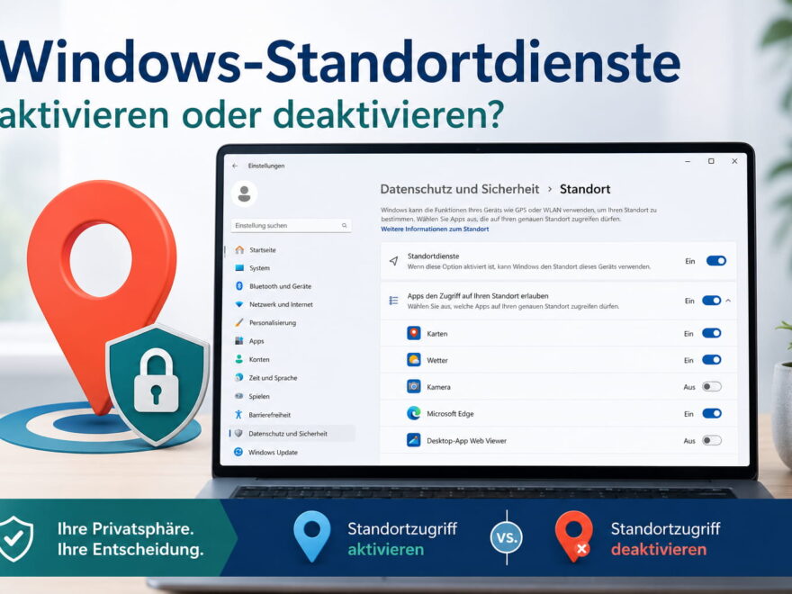 Windows-Standortdienste aktivieren oder deaktivieren