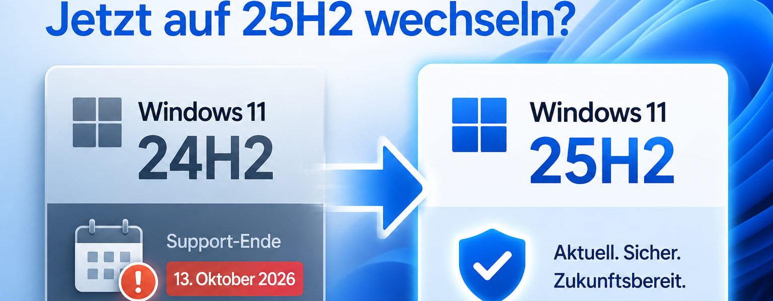 Windows 11 24H2 Support-Ende und Wechsel auf 25H2