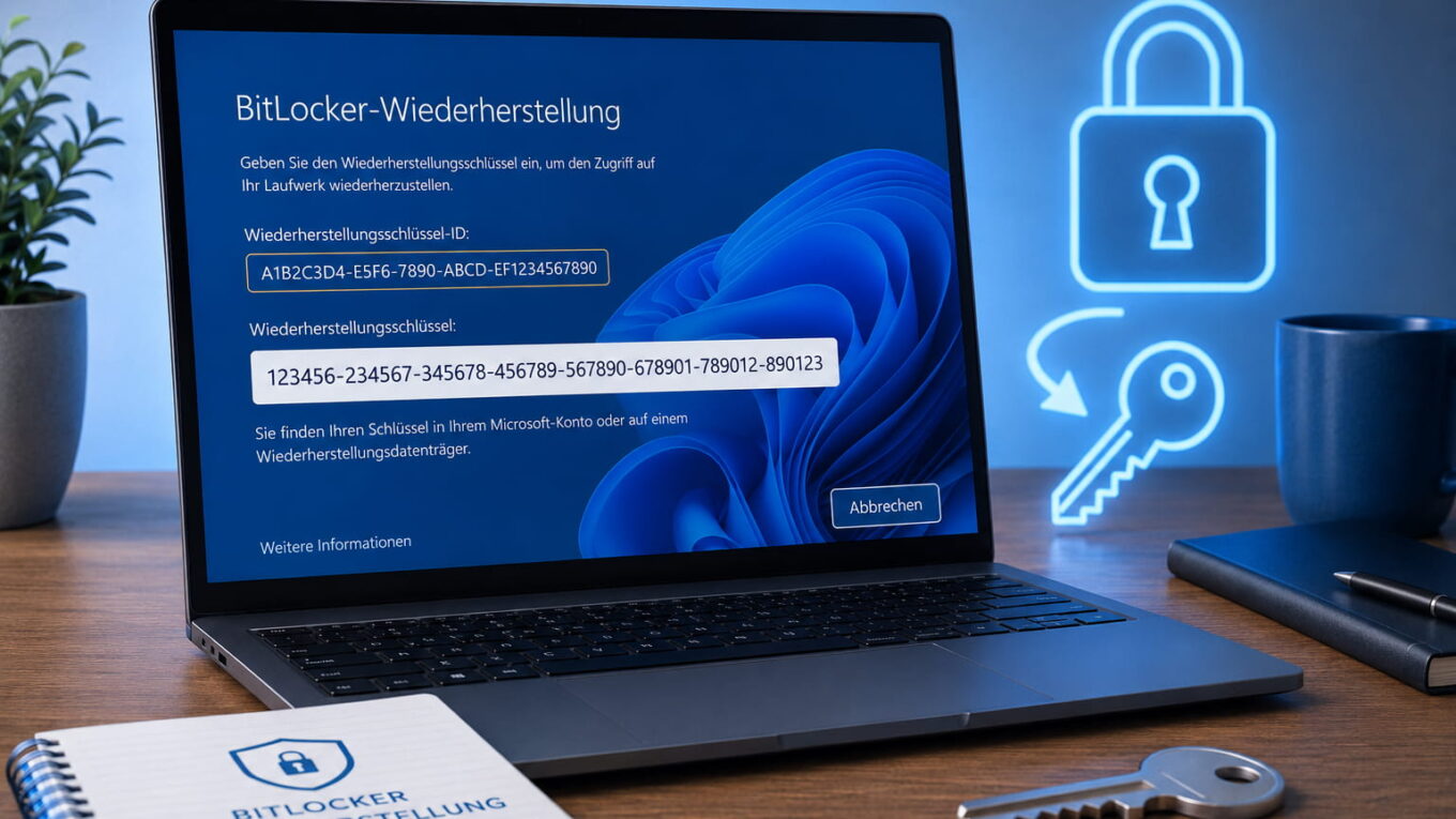 BitLocker-Wiederherstellungsschlüssel unter Windows 11 finden