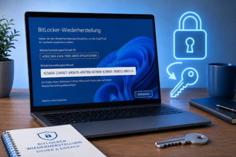 BitLocker-Wiederherstellungsschlüssel unter Windows 11 finden