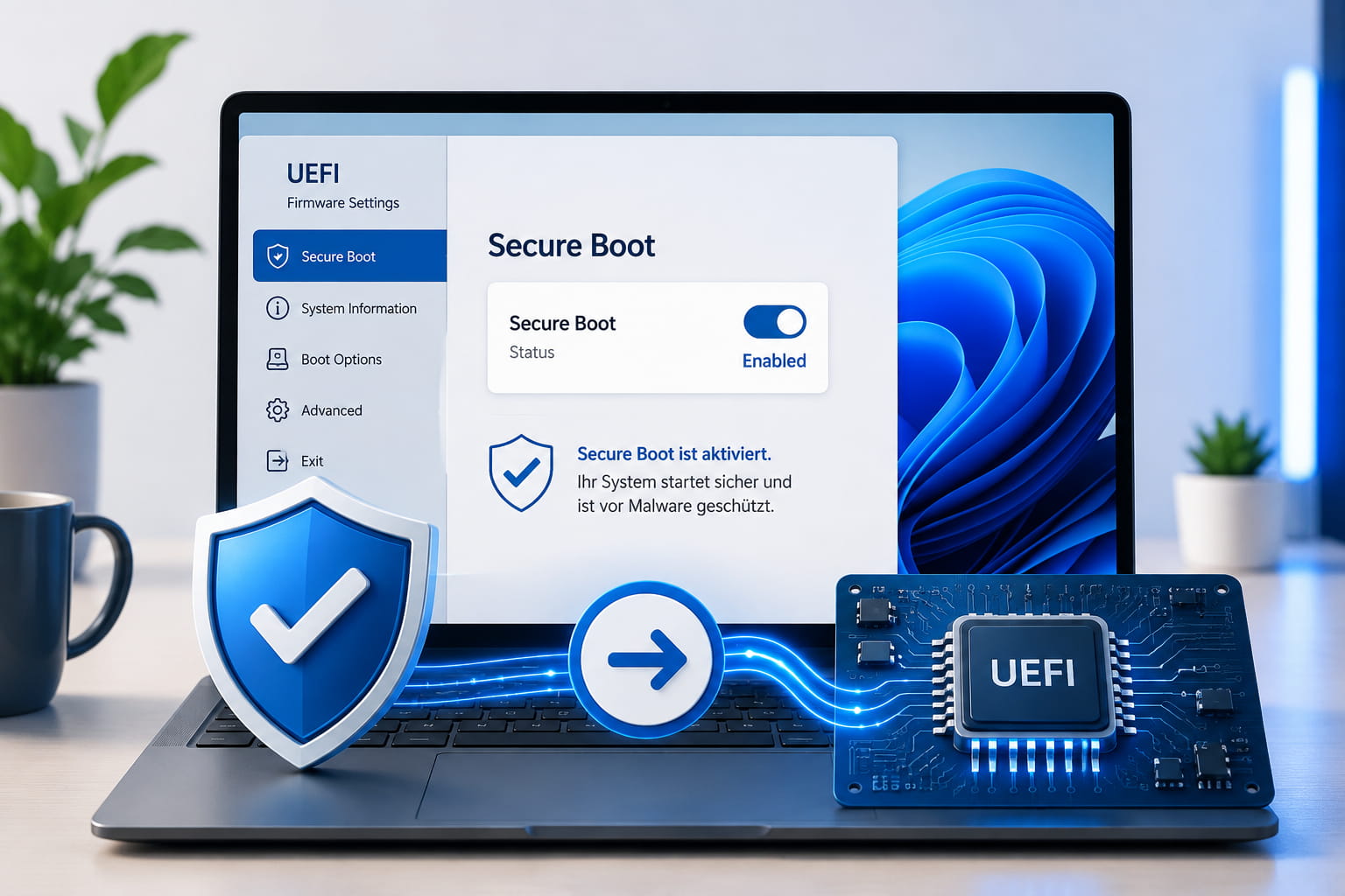Secure Boot unter Windows 11 aktivieren im UEFI