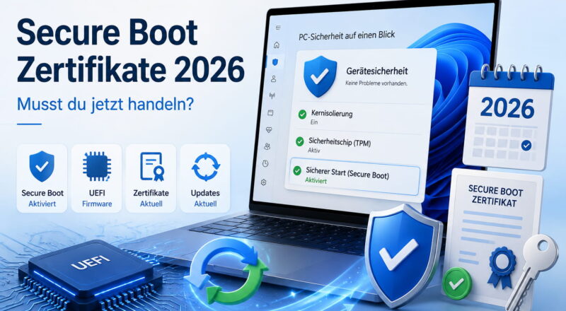 Secure Boot Zertifikate 2026 unter Windows 11