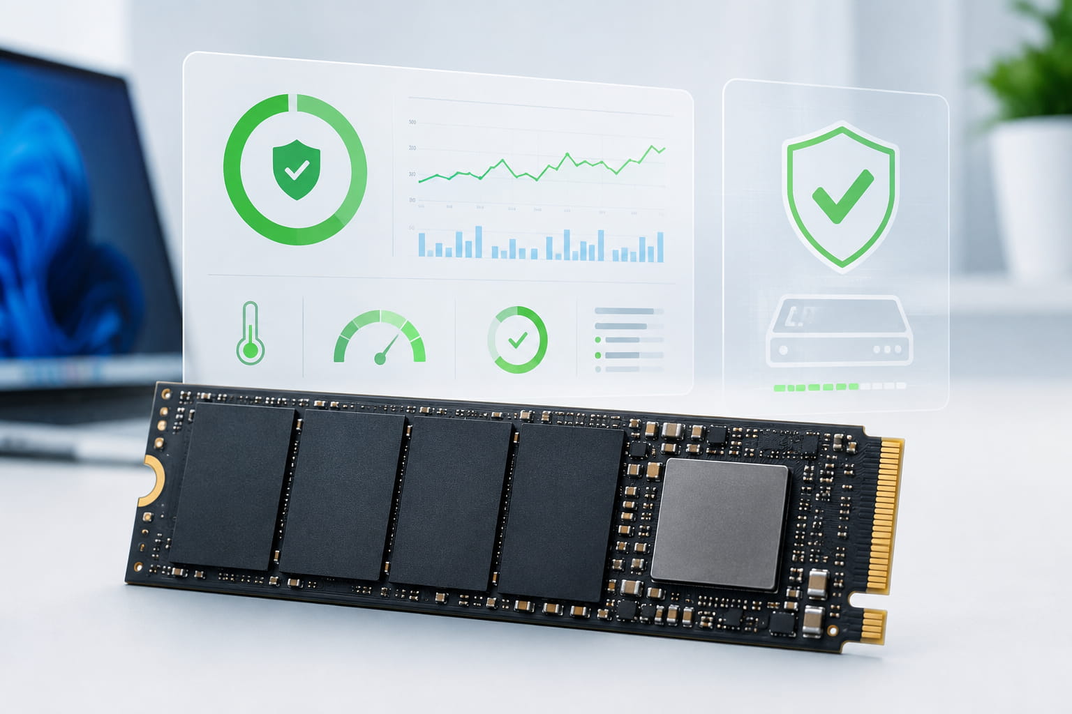 SSD-Gesundheit prüfen und Zustand einer NVMe-SSD überwachen