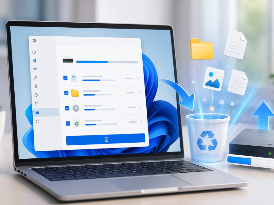 Temporäre Dateien löschen und Speicherplatz unter Windows 11 freigeben