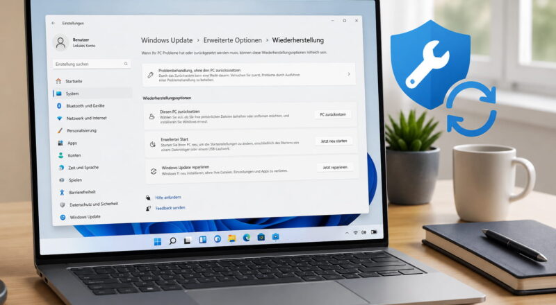 Windows 11 über Windows Update reparieren
