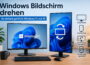 Windows Bildschirm drehen mit Querformat und Hochformat in Windows 11 und 10