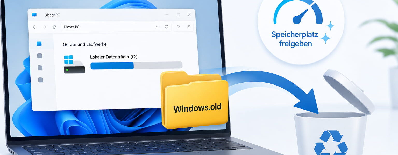 Windows.old löschen und Speicherplatz unter Windows 11 freigeben