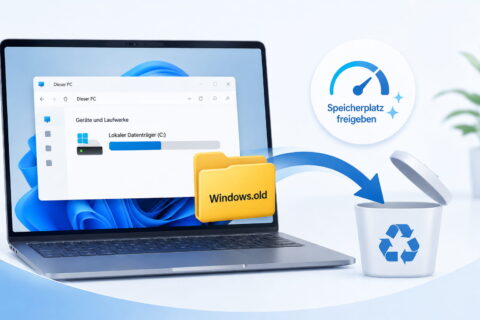 Windows.old löschen und Speicherplatz unter Windows 11 freigeben