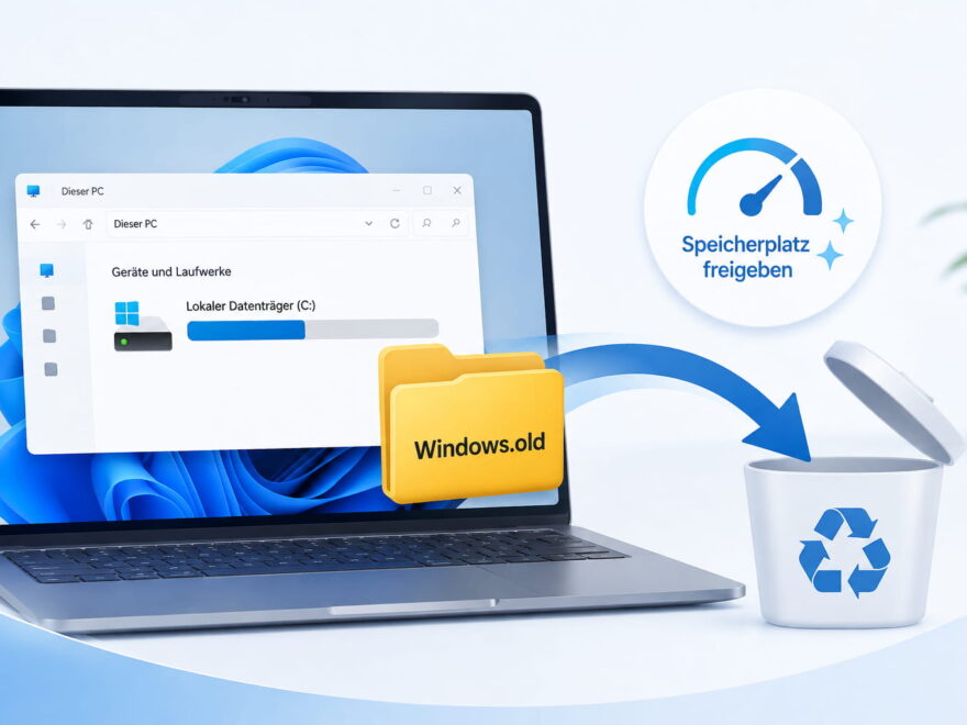 Windows.old löschen und Speicherplatz unter Windows 11 freigeben