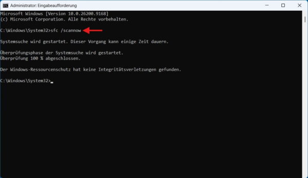 Beschädigte Windows-Systemdateien mit DISM und SFC reparieren Windows-Systemdateien mit DISM und SFC in der Eingabeaufforderung prüfen