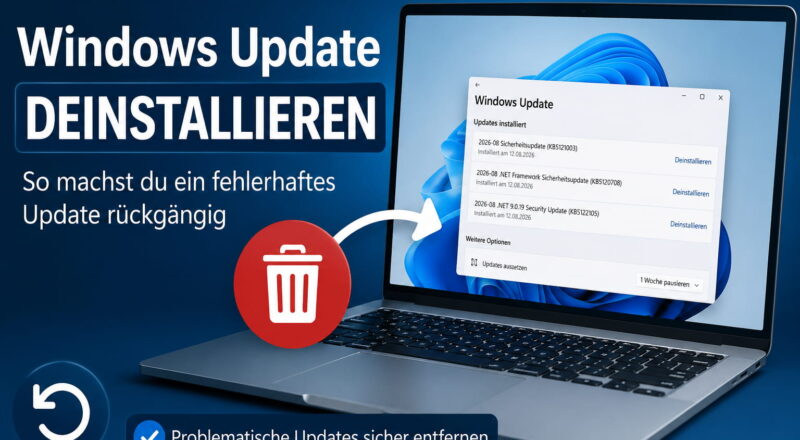 windows update deinstallieren beitragsbild Windows Update deinstallieren und fehlerhafte Aktualisierung rückgängig machen