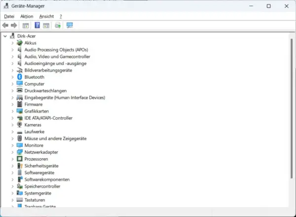 Geräte-Manager unter Windows 11