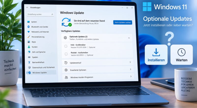 optionale updates windows 11 beitragsbild Optionale Updates in Windows 11 installieren oder abwarten
