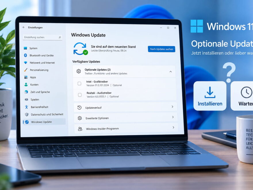 Optionale Updates in Windows 11 installieren oder abwarten